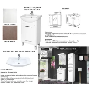 Ceramica Lux Atina 45 wenge standard donji deo