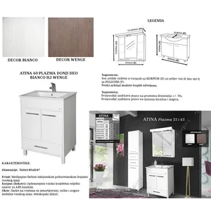 Ceramica Lux Atina Plazma 60 wenge donji deo