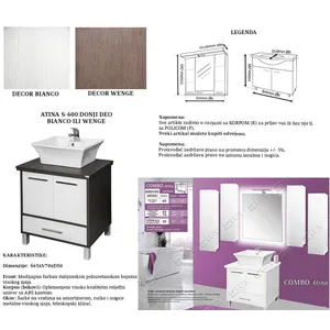 Ceramica Lux Atina ugradna S-600 bianco