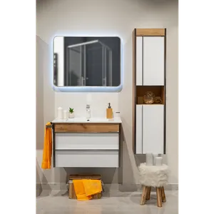 Ceramica lux   Ogledalo alu-ram 50x70, silver, touch-dimer pozadinski- CL35 300029