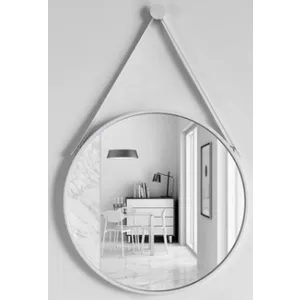 Ceramica lux   Ogledalo alu-ram fi60,silver,touch-dimer pozadinski,sa kaišem- CL32/1 300023