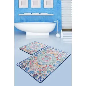 Ceramica Multicolor Bathmat Set (2 Pieces)