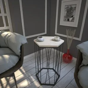 Cetrus - Crni Bočni Sto od Hrasta