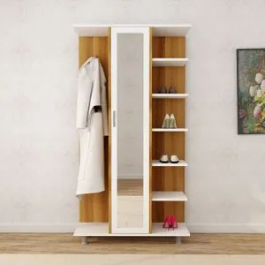 Ceviz L1306 Oak White Predsoblje Ormar
