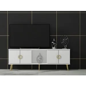 Cey - White White TV Stand