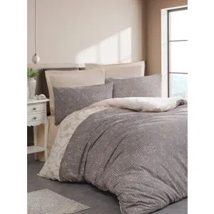 Charm - Brown Brown King Quilt Cover Set (FR)