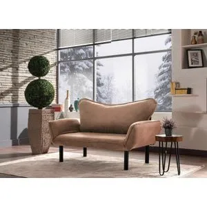 Chatto - Light Brown Light Brown 2-Seat Sofa-Bed