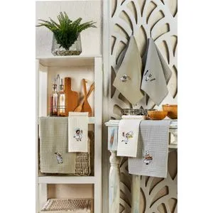 Chef Multicolor Kitchen Towel Set (6 Pieces)