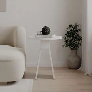 Chen - Whıte White Side Table