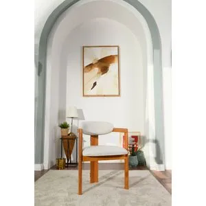 Cheri - Cream, Oak CreamOak Chair Set (2 Pieces)