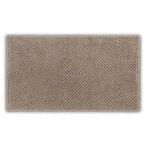 Chevron - Brown Brown Bath Towel