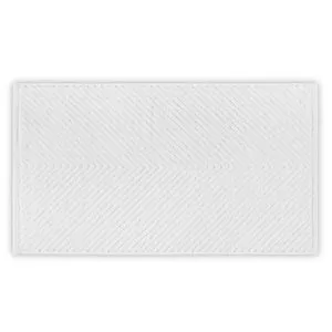 Chevron - White White Hand Towel