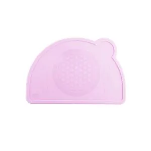 Chicco silikonski tanjir, roze