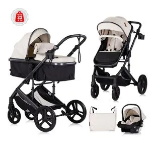 Chipolino 2U1 Kombinovana Kolica Amore I-Size Biscotta