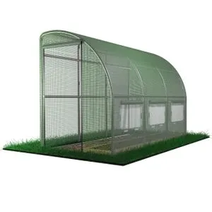 Chomik 3-segmentni baštenski plastenik "polovina" zeleni 3x1,5x2 m TUN1422
