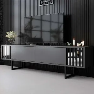 Chrome Line - Anthracite, Black Anthracite
Black TV Stand