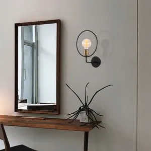 Circle - 3260 Black Wall Lamp