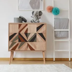 City Trio Triangle Multicolor Dresser