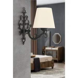 Claire - Cream, Black Cream
Black Wall Lamp