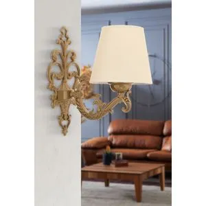 Claire - Cream, Gold Cream
Gold Wall Lamp