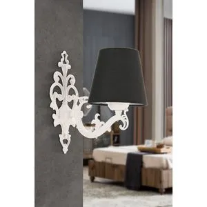 Claire - Crna i Bela Zidna Lampa