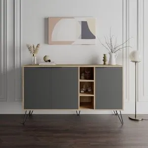 Clara Console - Oak, Anthracite Oak
Anthracite Console