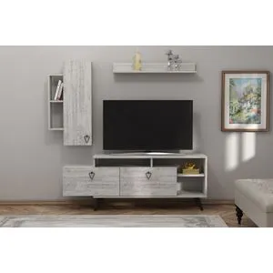 Clara - Grey Grey TV Unit