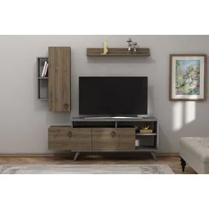 Clara - Walnut, Anthracite Walnut
Anthracite TV Unit
