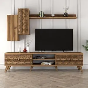 Class S - Walnut Walnut TV Unit