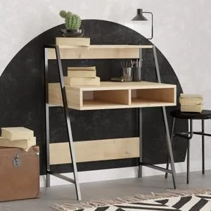 Class - Sapphire Oak, Black Sapphire Oak
Black Study Desk