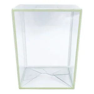 Clear Glow In Dark 4'' Pop Protector With Film On It With Soft Crease Line And Automatic Bot Lock