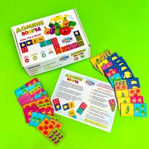 Clever Kids Drvene Domine Povrće