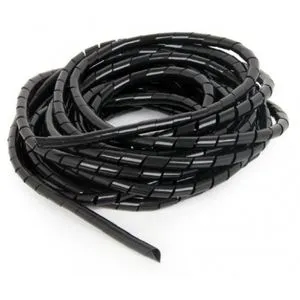 CM-WR1210-01 Gembird Obloga spiralnog kabla od 12mm, 10m, crna