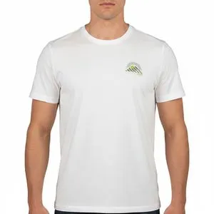 CMP majica za muškarce, bela sa logom na grudima