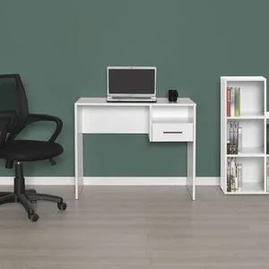 Cms-105-Bb-1 White Study Desk