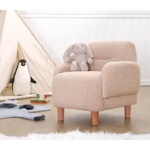 Cobie Teddy - Powder Powder Kid's Wing Chair