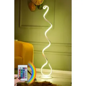 Cobra White - Multicolor Multicolor Floor Lamp