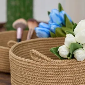 Coco24012 Brown Basket Set (2 Pieces)