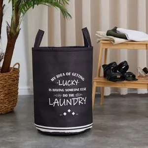 Coco24018 Black Laundry Basket