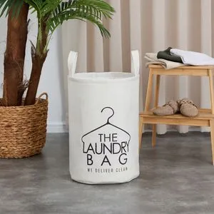 Coco24035 White Laundry Basket