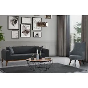 Cofi 3 Seater - Anthracite Anthracite 3-Seat Sofa-Bed