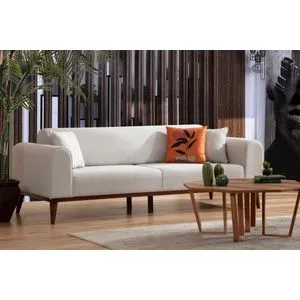 Cofi 3 Seater - Cream Cream 3-Seat Sofa-Bed
