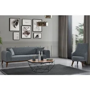 Cofi 3 Seater - Light Grey Light Grey 3-Seat Sofa-Bed
