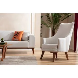 Cofi - Cream Cream Wing Chair