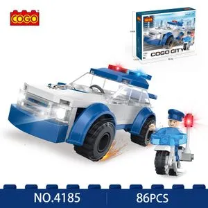 Cogo kockice - Policijski auto i motor