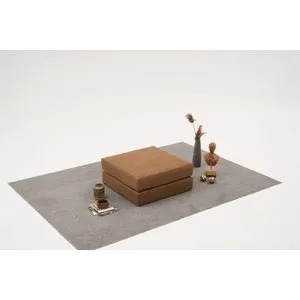 Comfort - Brown Brown Pouffe