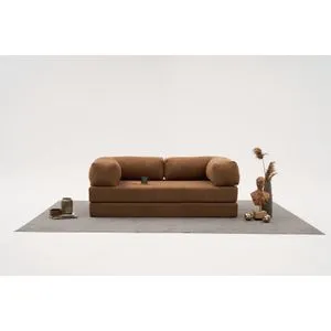 Comfort - Brown v2 Brown 3-Seat Sofa