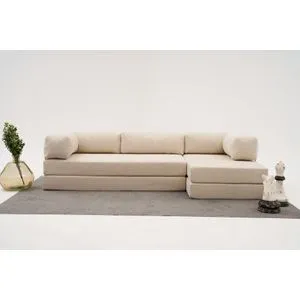 Comfort - Cream Cream Corner Sofa