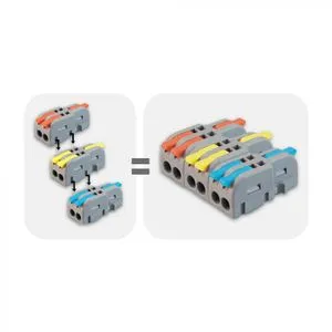 Commel Brza klema 1-2 0,2-2,5(4) mm2, 9 komada
