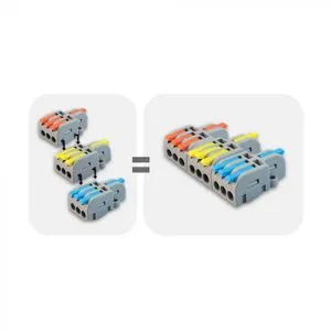 Commel Brza klema 1-3 0,2-2,5(4) mm2, 9 komada